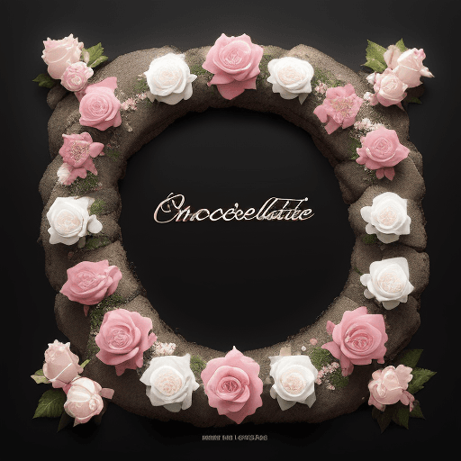 AI generated: A slogan 'Neste Natal se presenteie com chocolate' written in capital letters, made up of individual...