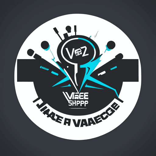 AI generated: 2d logo for vape shop, vector, clean design, high quality, ux Ui design