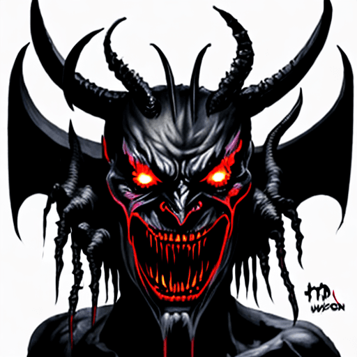 AI generated: Demon