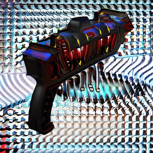 AI generated: steampunk device in style videogame thief 3 d realistic model render in the style of zaha hadid with...