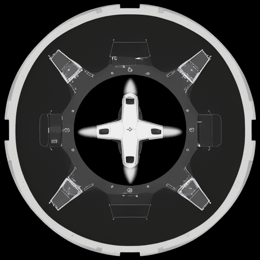 AI generated: Please generate a logo for the WozVision company focused on the aerial project related to the utiliz...