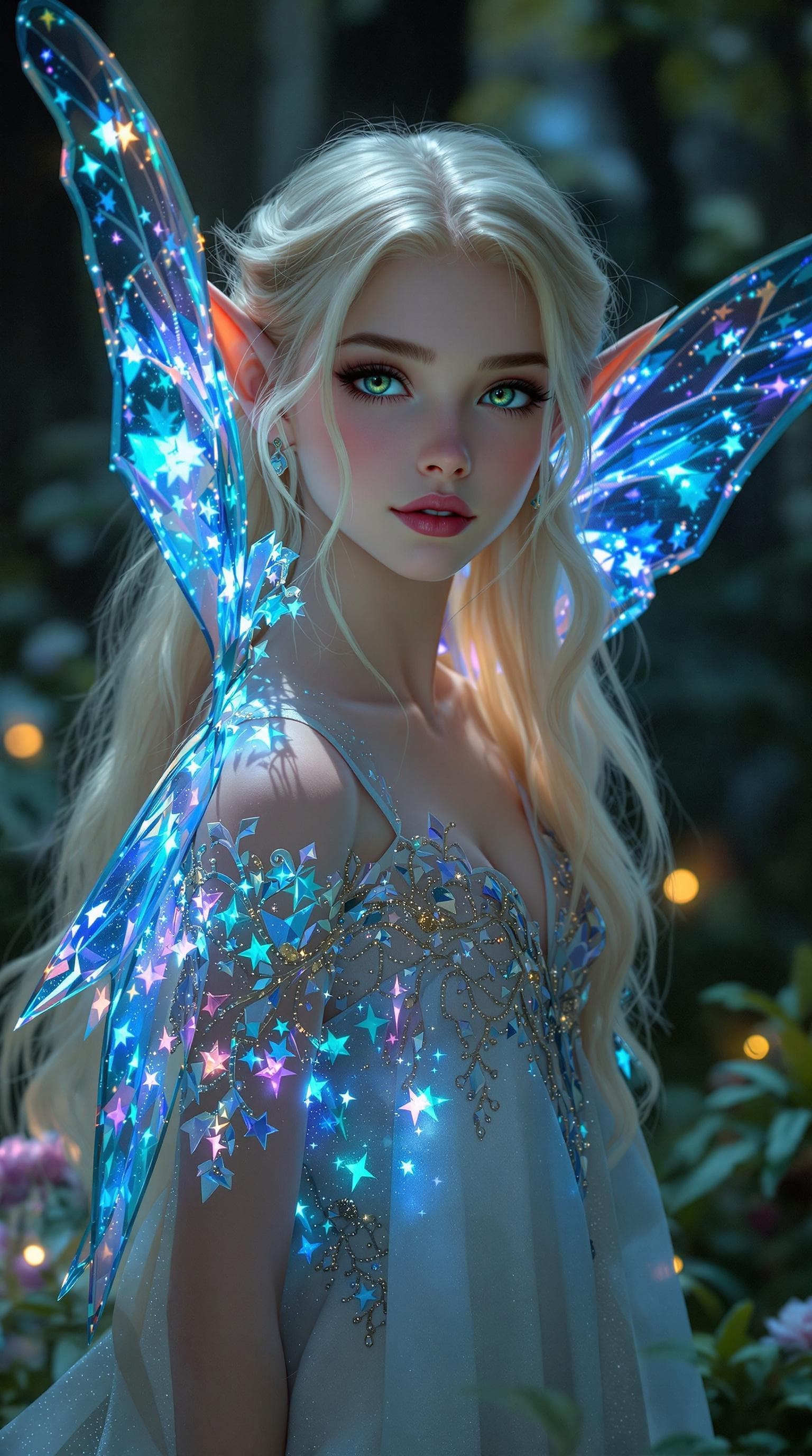 AI generated: a professional photo of a exceptionally of the most beautiful girl in the world, (age seven) short e...