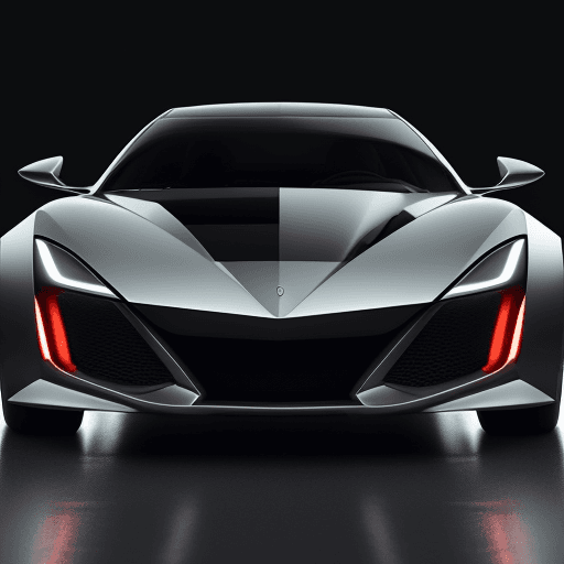 AI generated: a modern car in a stylish and attractive environment. The car is presented in the best possible ligh...