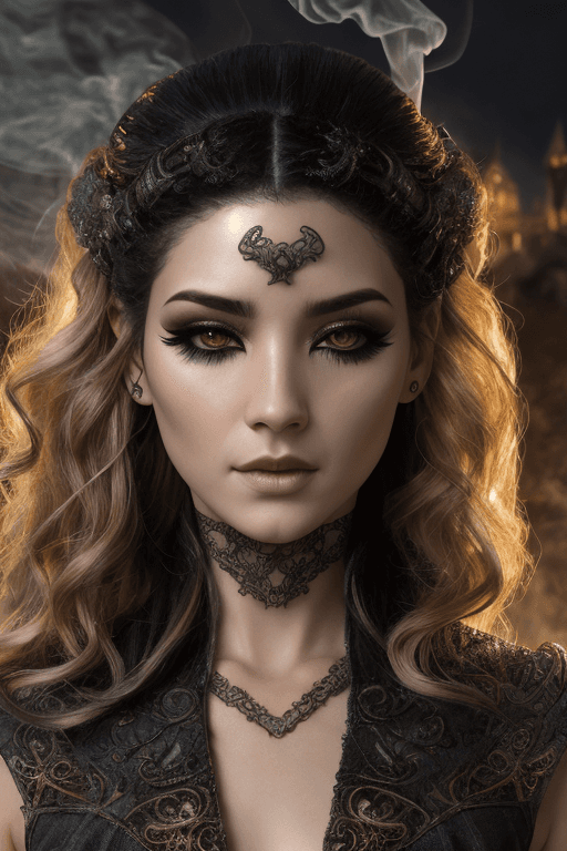 AI generated: (masterpiece:1 0),((Scottish:0.3)),((European:0.5)),((very pale skin:0.5)),((young witch)),practices...
