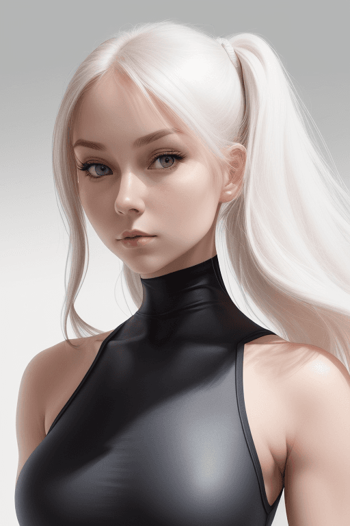AI generated: a photo of a woman in a Leotard(detailed face),simple white background,jennareid_noexist,AshleyCiphe...