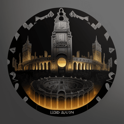 AI generated: light Black City with a coliseum icon from an old map in the style of Lord of the rings Transparent ...