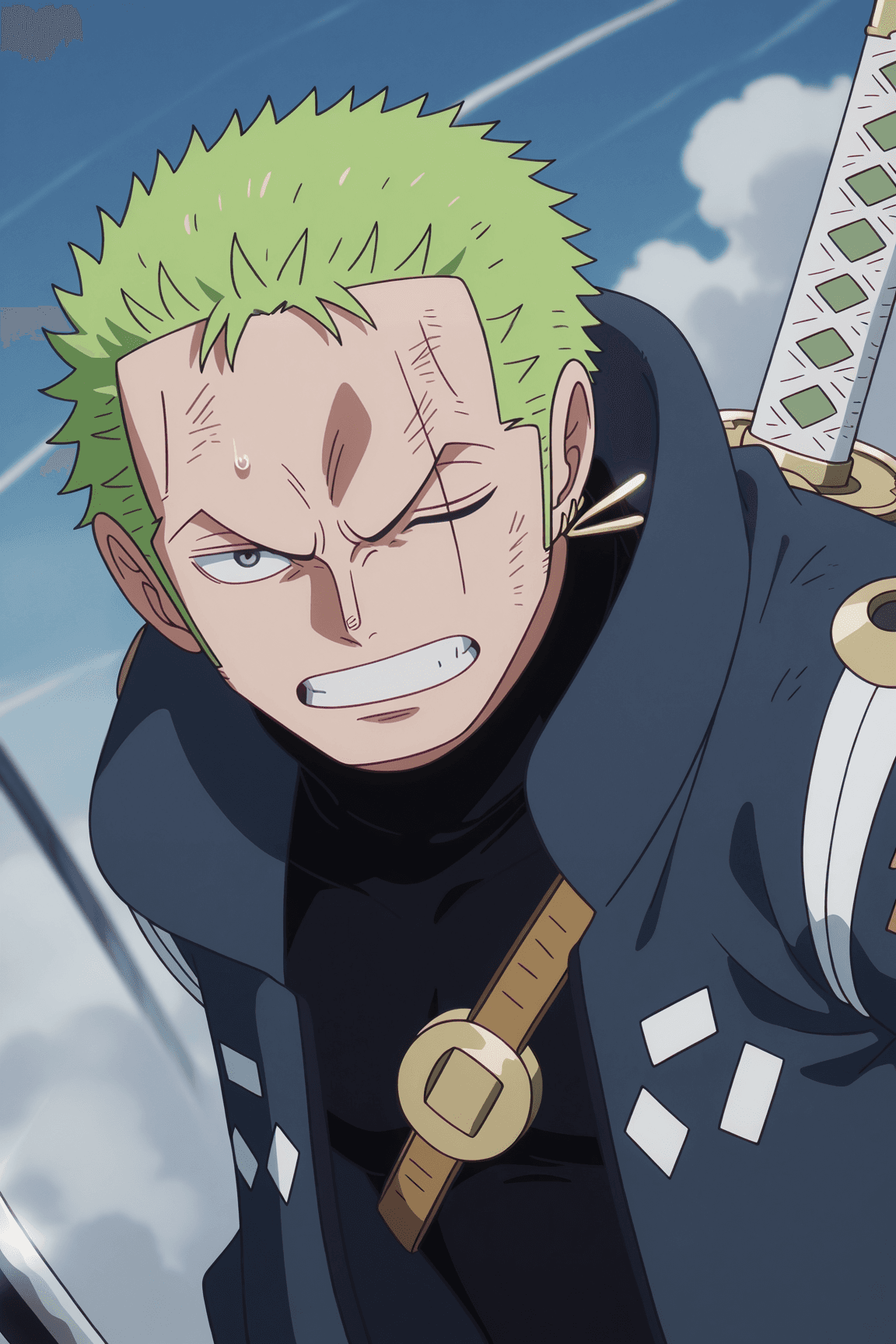 Roronoa Zoro Egghead Outfit - One Piece - (Pony / Illustrious) [Commission]