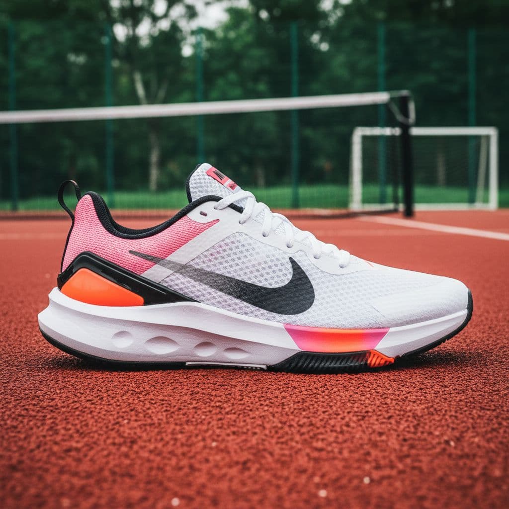 AI generated: {
  "product": {
    "type": "athletic sneaker",
    "brand": "Nike",
    "model": "training/run...