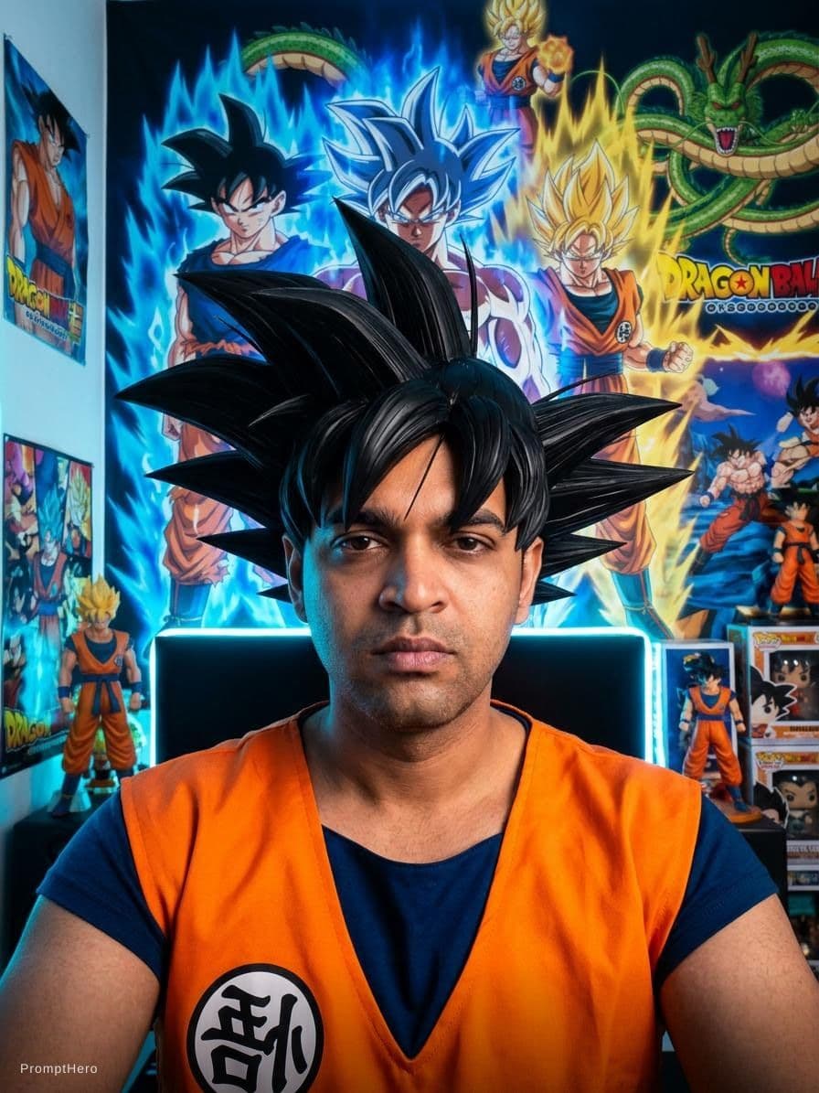 AI generated: @Son_goku wallpaper 