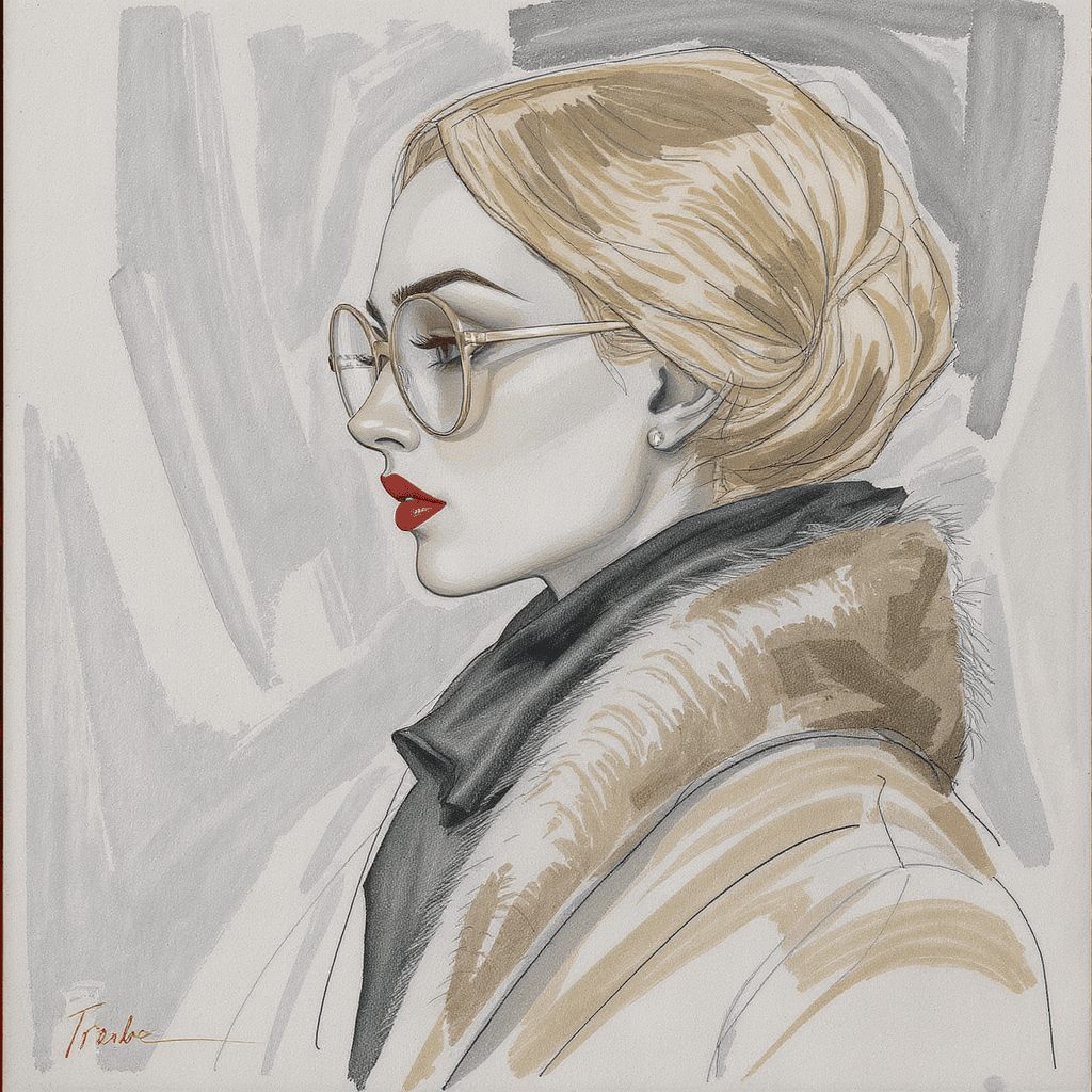 AI generated: a drawing of a woman, in the style of reimagined fashion art, Caravaggesque, distinct framing --ar 1...