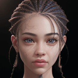 AI generated: entire head, (incredibly detailed), (highres:1.1), (high detailed skin:1.4), skin without marks, (re...