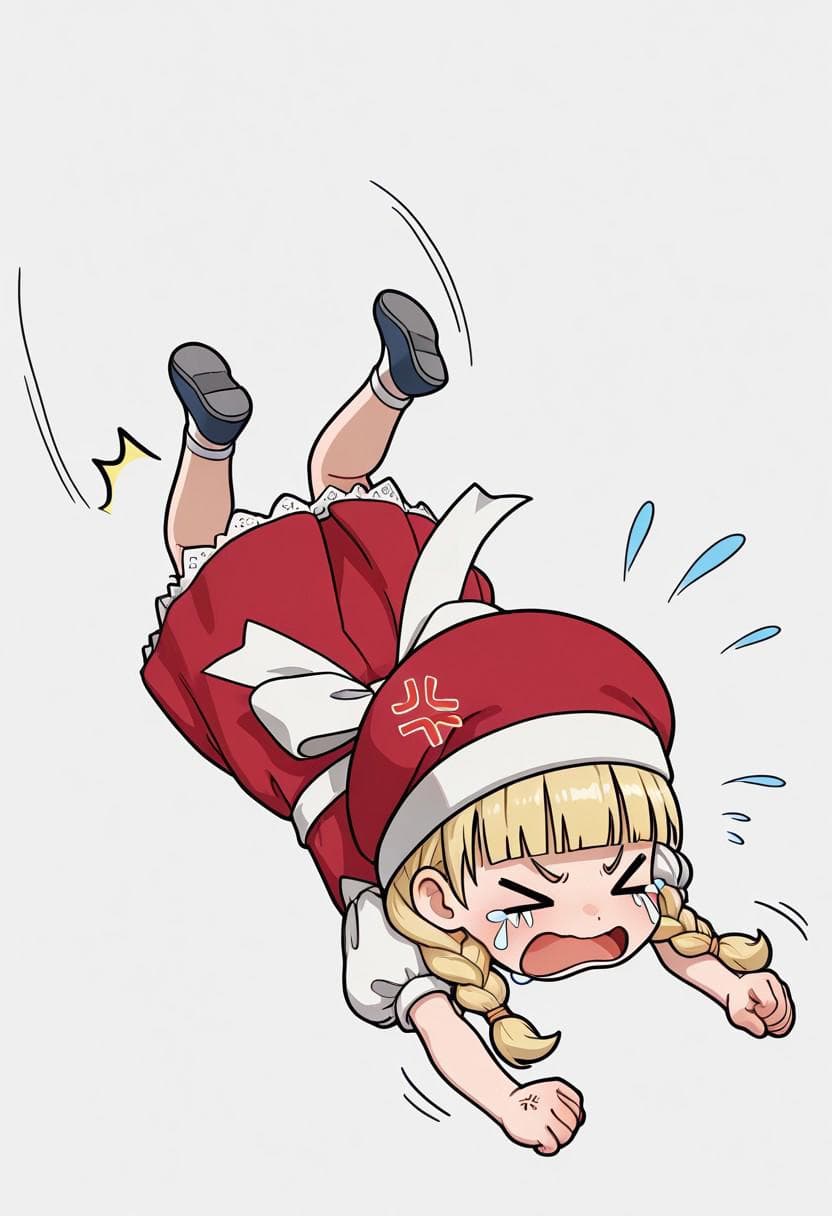Throw a Tantrum Pose - Poses - Image 5