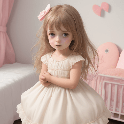 AI generated: Girl âge 3 ans 