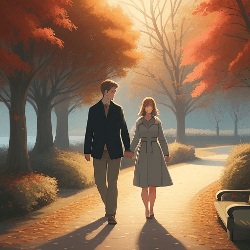 AI generated: Create a cinematic illustration with a realistic style, the scene should be tender and touching of a...