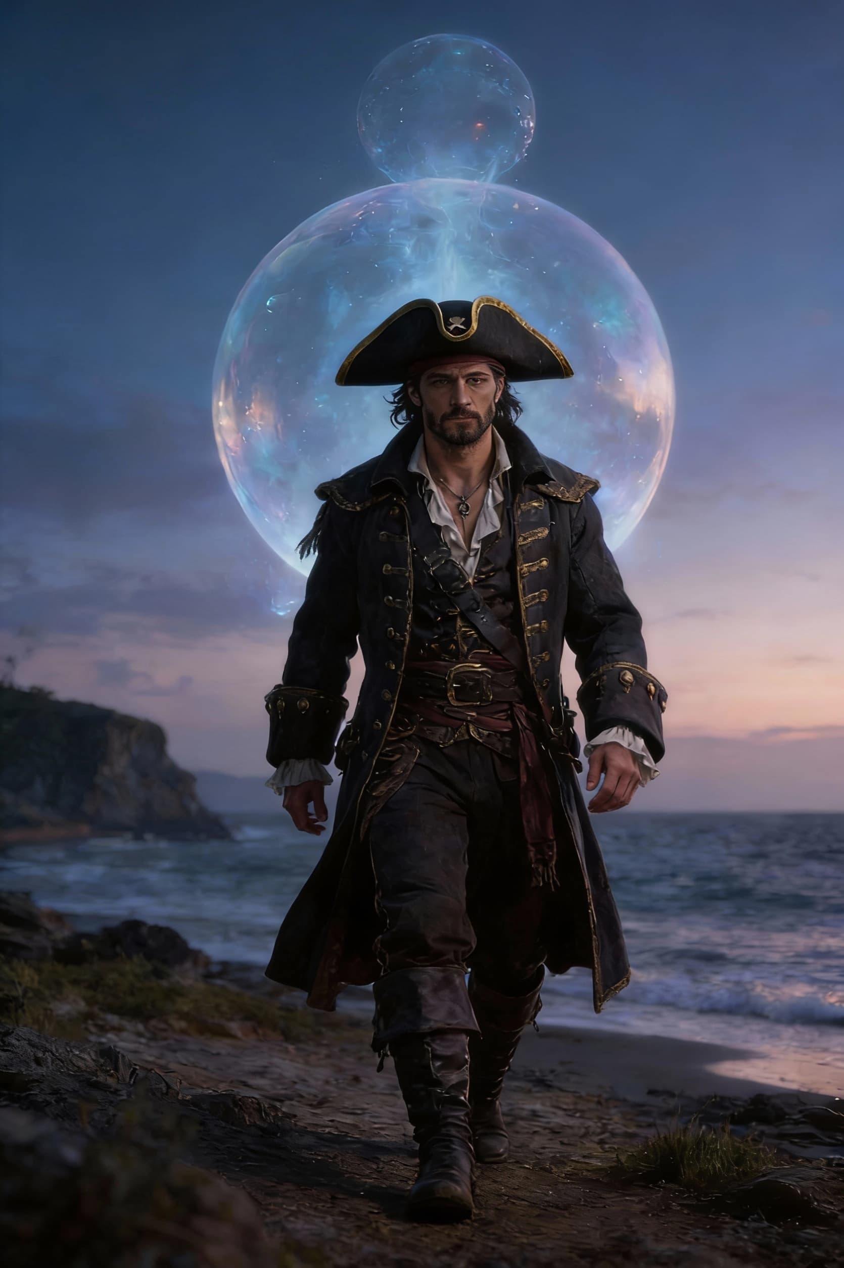 AI generated: Remove the eye patch from the image

Ultra-realistic—intelligent, regal, harmonious, innocent, and b...