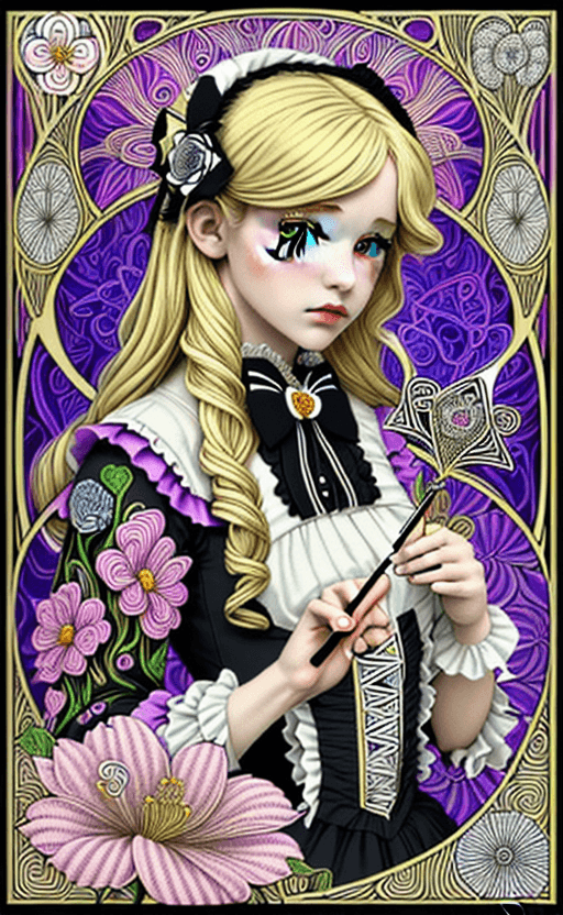 AI generated: (masterpiece, top quality, best, official art, beautiful and aesthetic:1. 2), 1girl, (pop art:1. 4),...