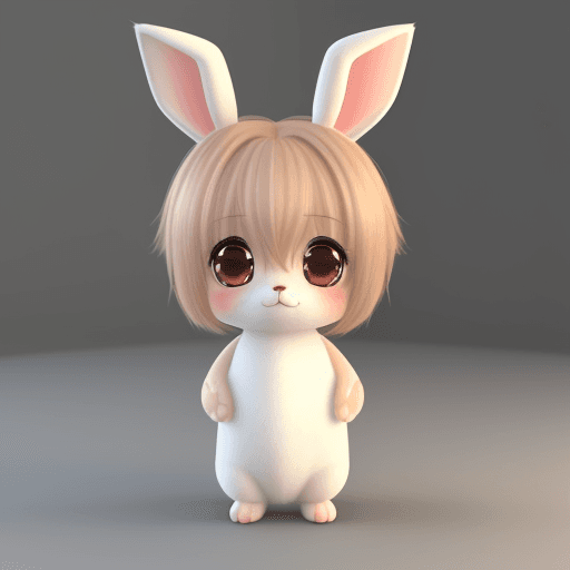 AI generated: cute, chibi, rabbty\, 3d --ar 4:7 --v 5.2