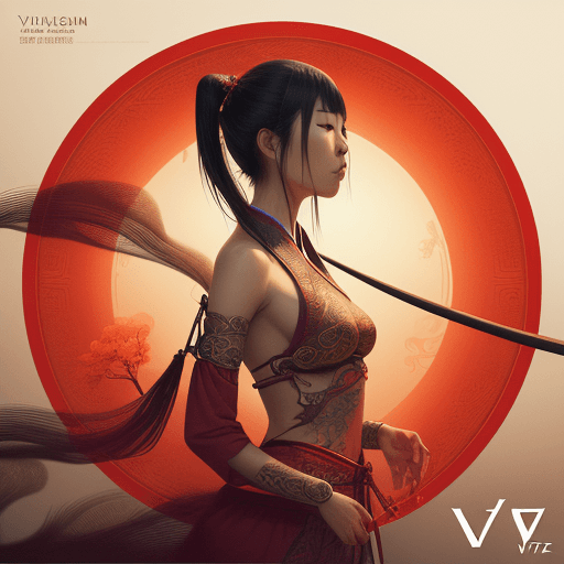 AI generated: delicious, epic, oriental asien, ambient music, album art - V7
