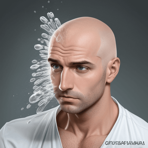 AI generated: homem branco com cabelos castanhos segurando uma garrafa de água