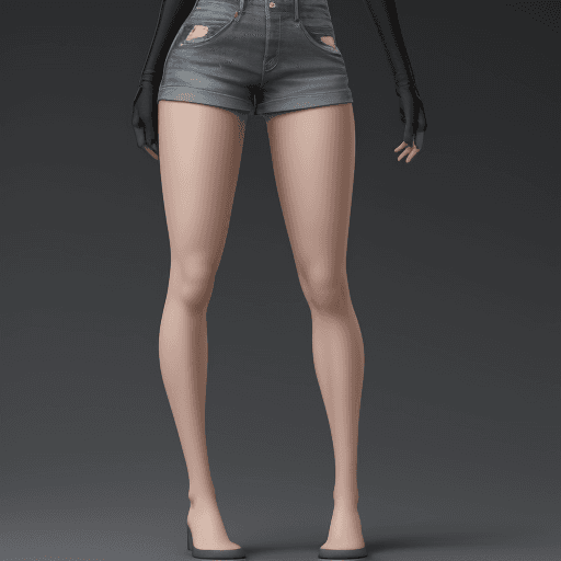 AI generated: Tall girl weight, 4 k ultra HD 