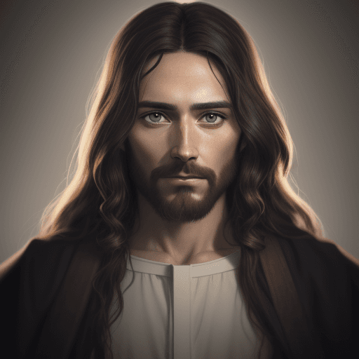 AI generated: Jesus Christ, full portraits, 4K, realistic, facing center