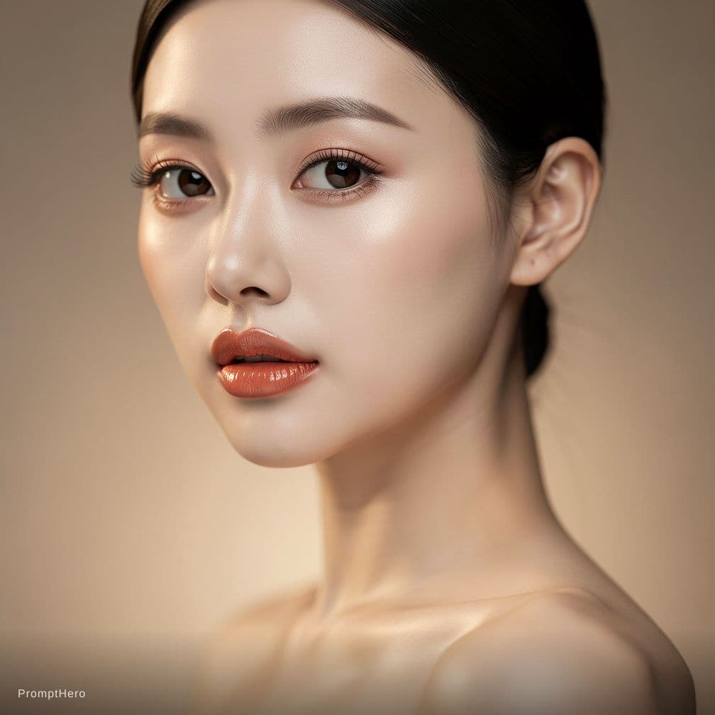 AI generated: Colossal breasts, large breasts, big ass, beautiful face, Korean, full lips, round lips 