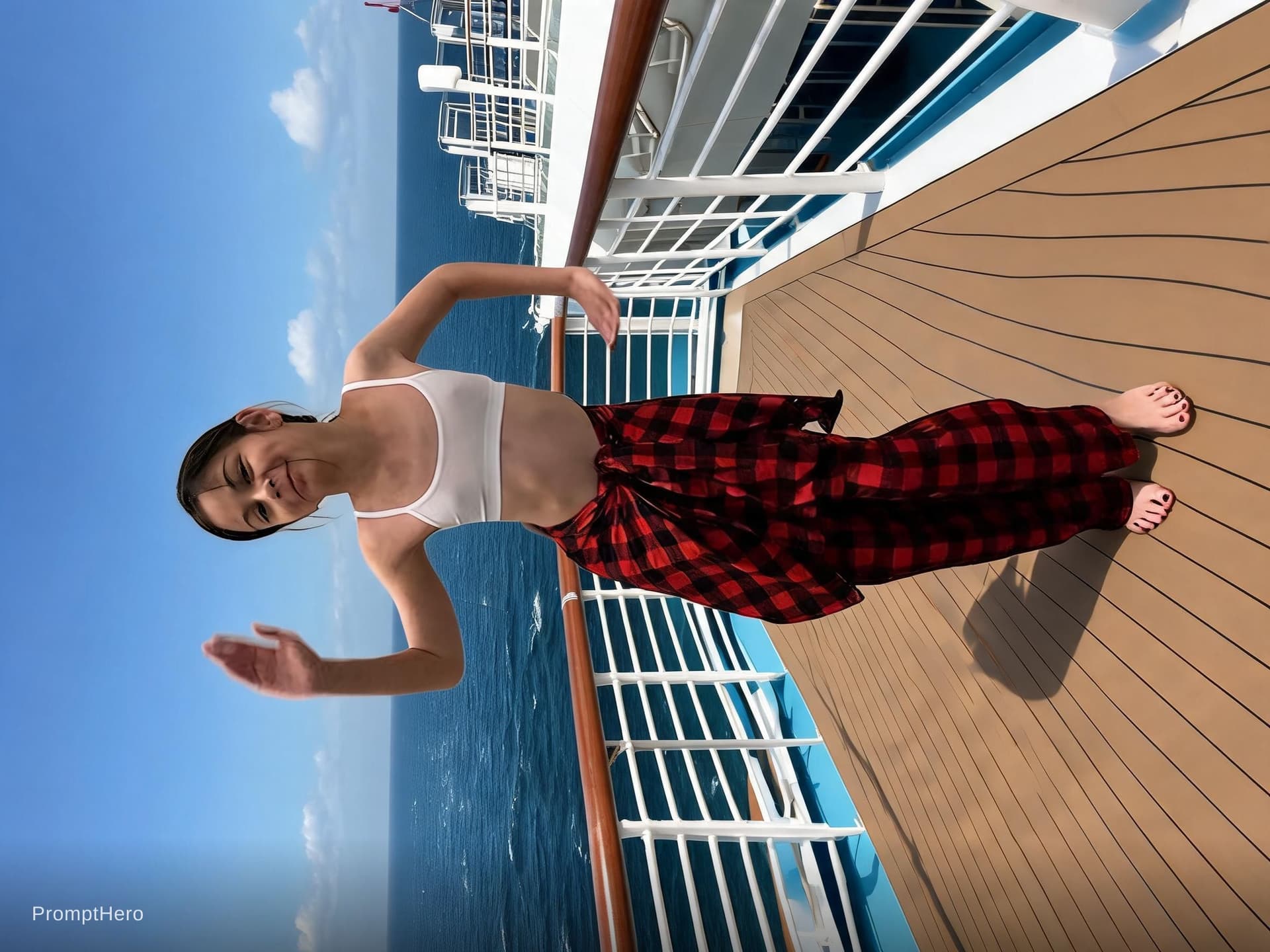 AI generated: riding a cruise ship
