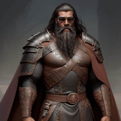 AI generated: It immortalizes the full-length figure of a tall, muscular, dark-skinned, intrepid human explorer th...