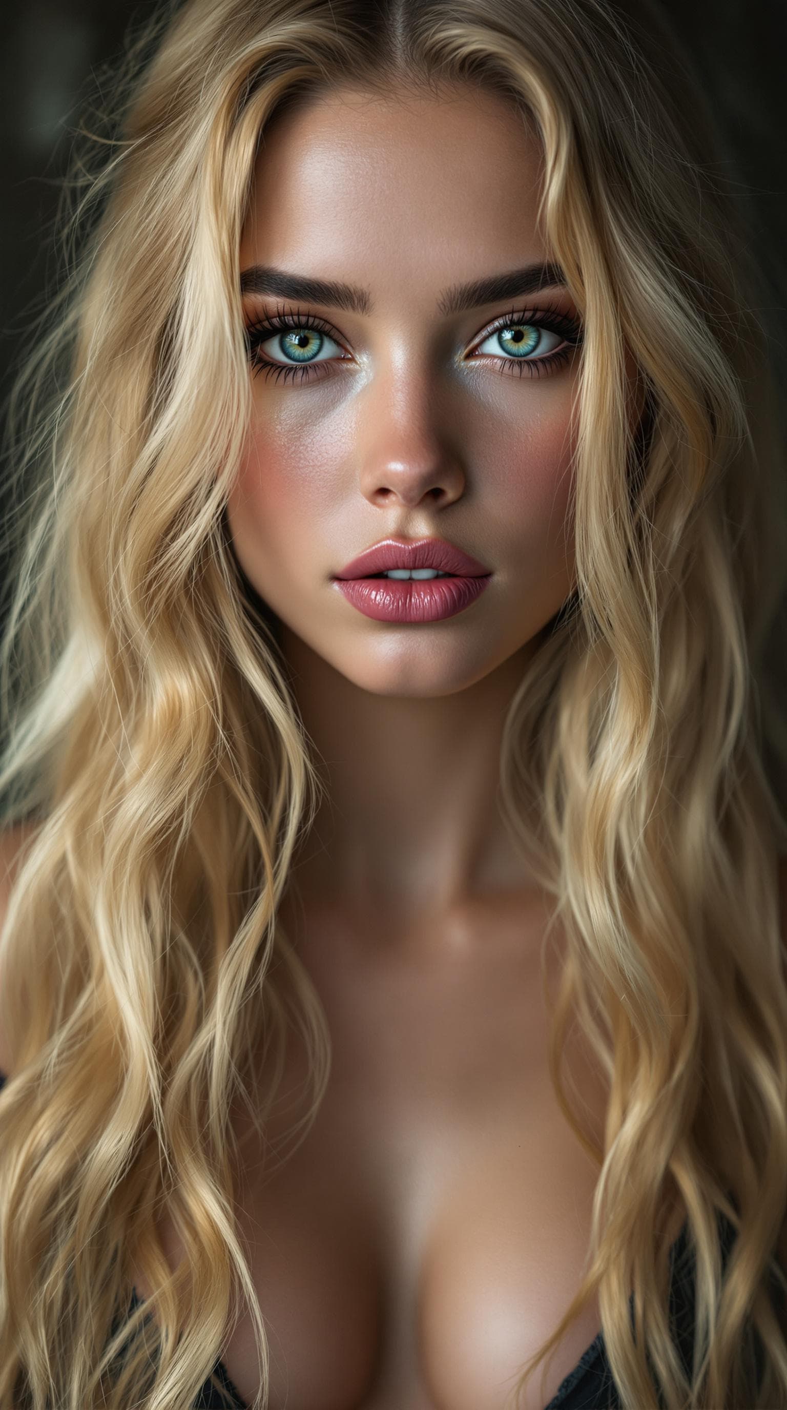 AI generated: a professional photo of a exceptionally of the most beautiful girl in the world,  (age 18) (masterpi...