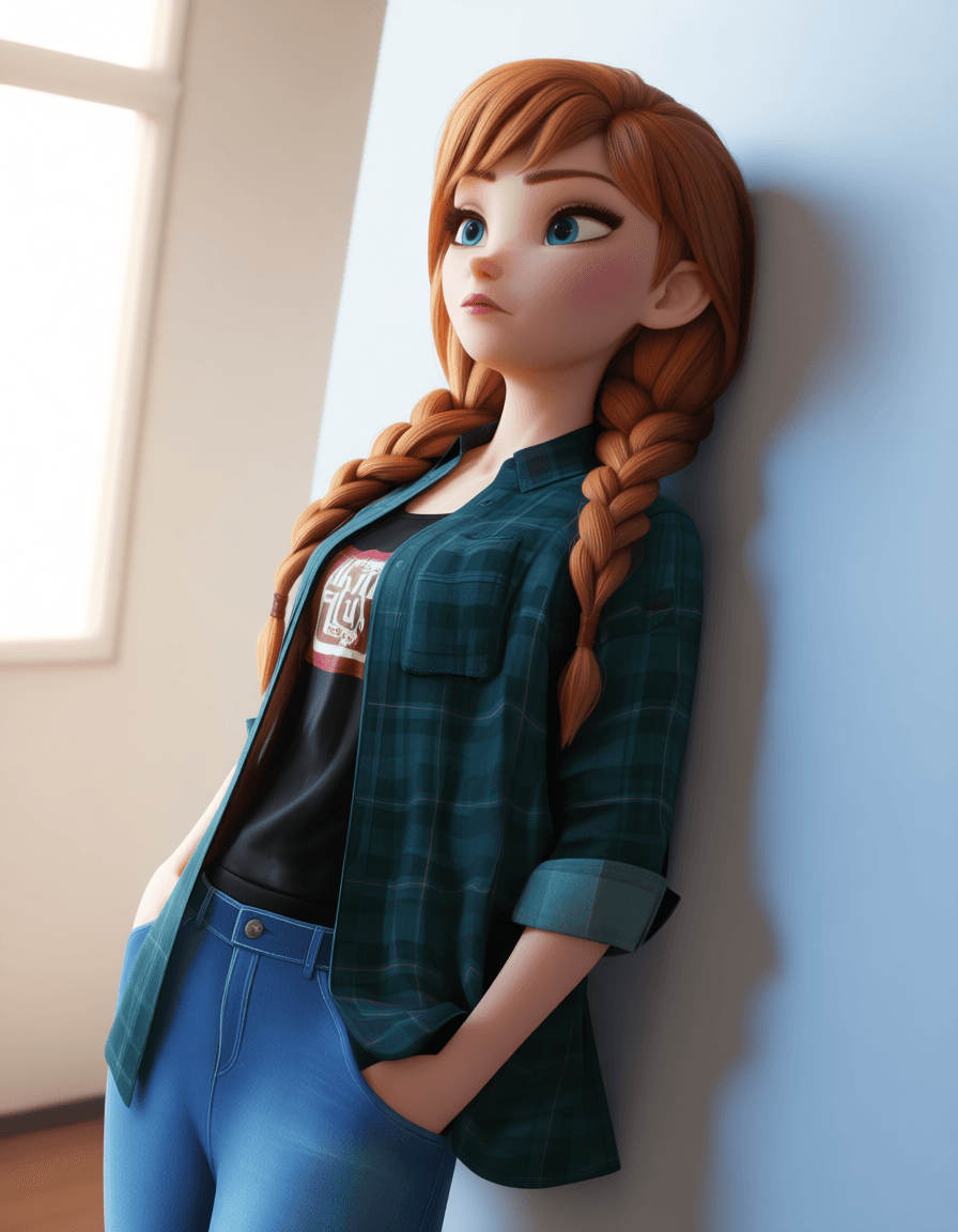 Anna (Frozen) CG - Anima & Illustrious - Image 4