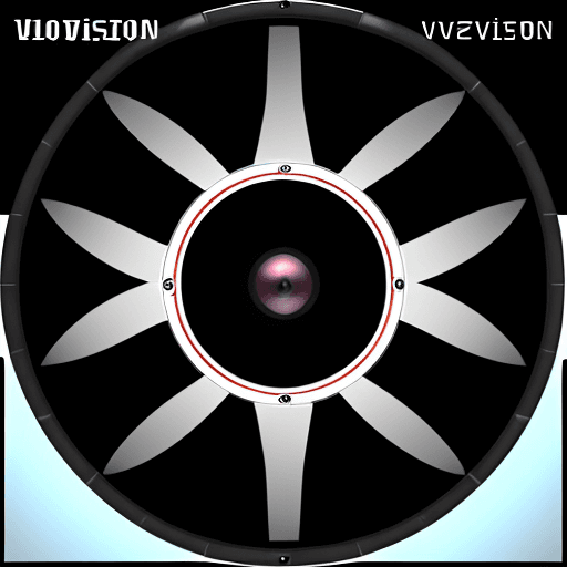 AI generated: Please generate a logo for a wozvision page focused on the cinema project related to the use of dron...