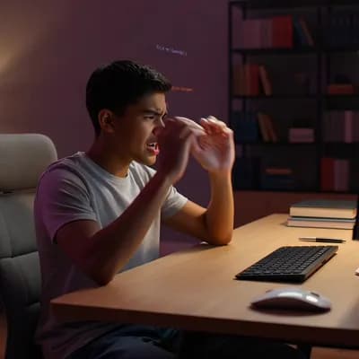 AI generated video: Create a highly realistic cinematic 15-second video about the struggle of learning Java programming....