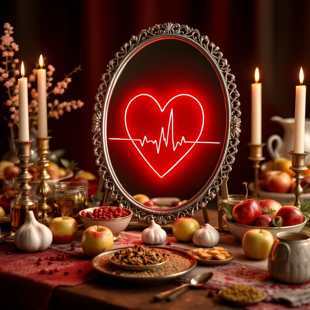 AI generated: 
"A beautifully styled Haft-Seen table for Nowruz, featuring traditional elements such as Sabzeh, ap...