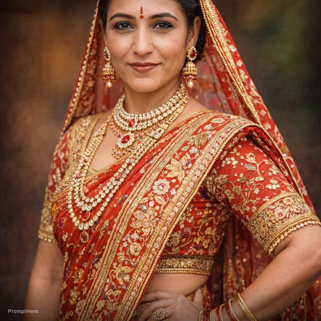 AI generated: Create a sexy girl in india style.

and look like sexy.