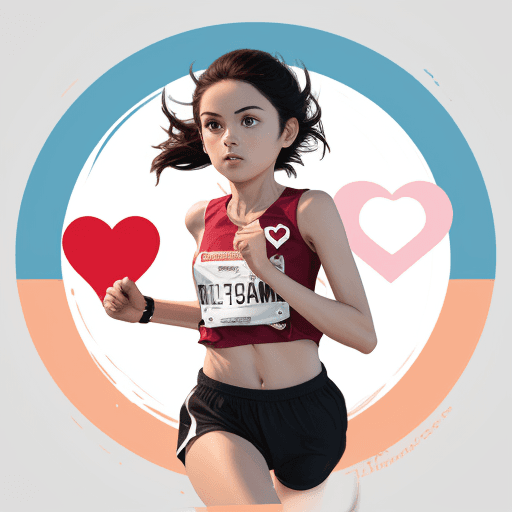 AI generated: Create a logo for runner of heart
