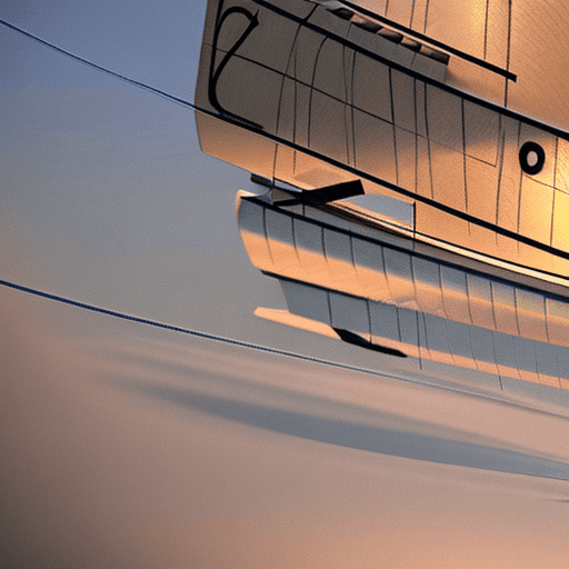 AI generated: Photo of a ultra realistic sailing ship, dramatic light, pale sunrise, cinematic lighting, battered,...