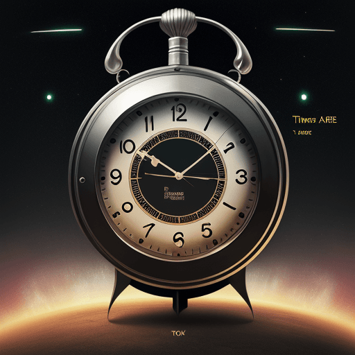 AI generated: Time Travel 
