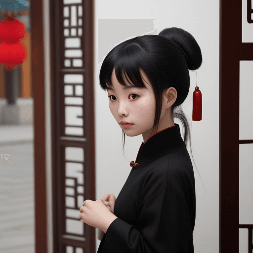 AI generated: Photo of a chinese girl