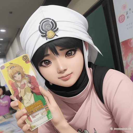 AI generated: foto anime kakek dengan secangkir kopinya dan ubi di piring