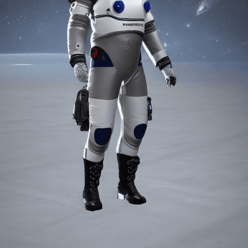 AI generated: space suit with boots, futuristic, character design, cinematic lightning, epic fantasy, hyper realis...