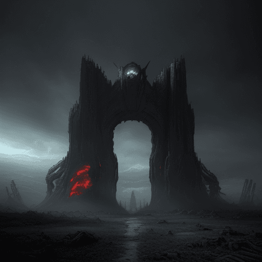 AI generated: "Create a photorealistic and breathtaking science fiction scene that encapsulates an epic and mystic...