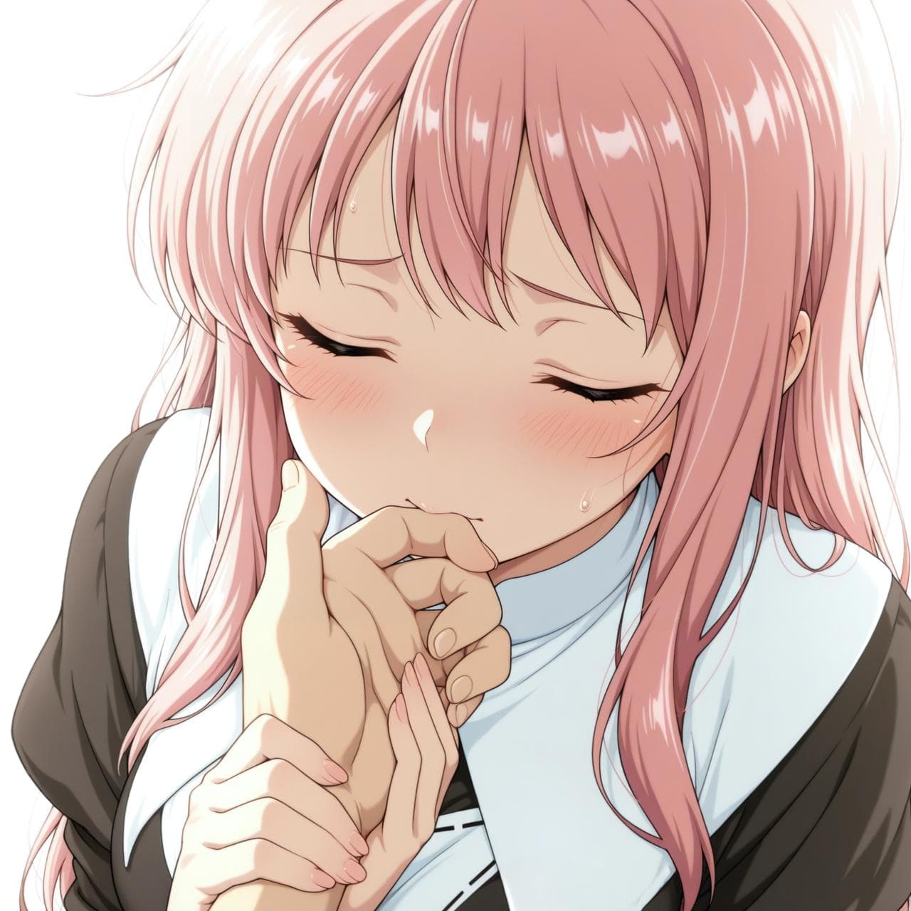 Civitai 傷舐め / Licking wounds.