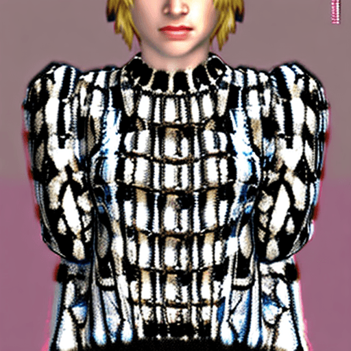 AI generated: (masterpiece:1.1), (ultra hi res:1.2), picture of a woman, (fur sweater), only latex pants, (blue) e...