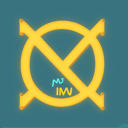 AI generated: beautiful bright logo with letters MFN