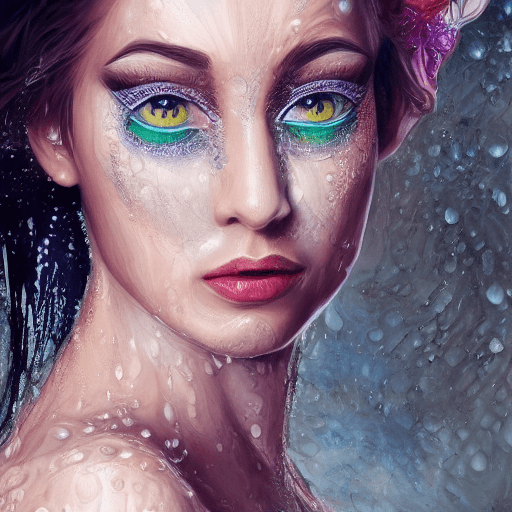AI generated: masterpiece, best quality, 1 woman , (colorful),(((finely detailed beautiful eyes and detailed face)...
