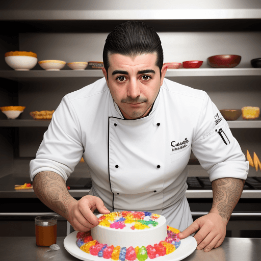 AI generated: Chef Marcelo Sánchez: Master of Creative Sweets