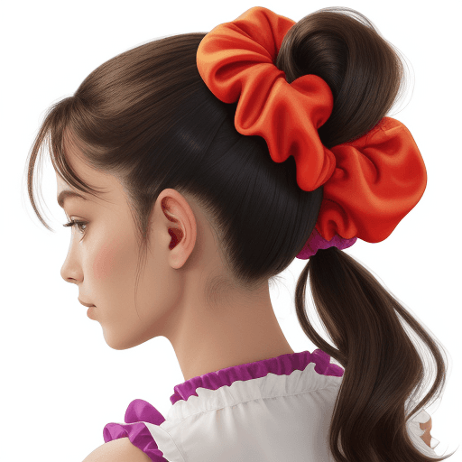 AI generated: silk scrunchie
