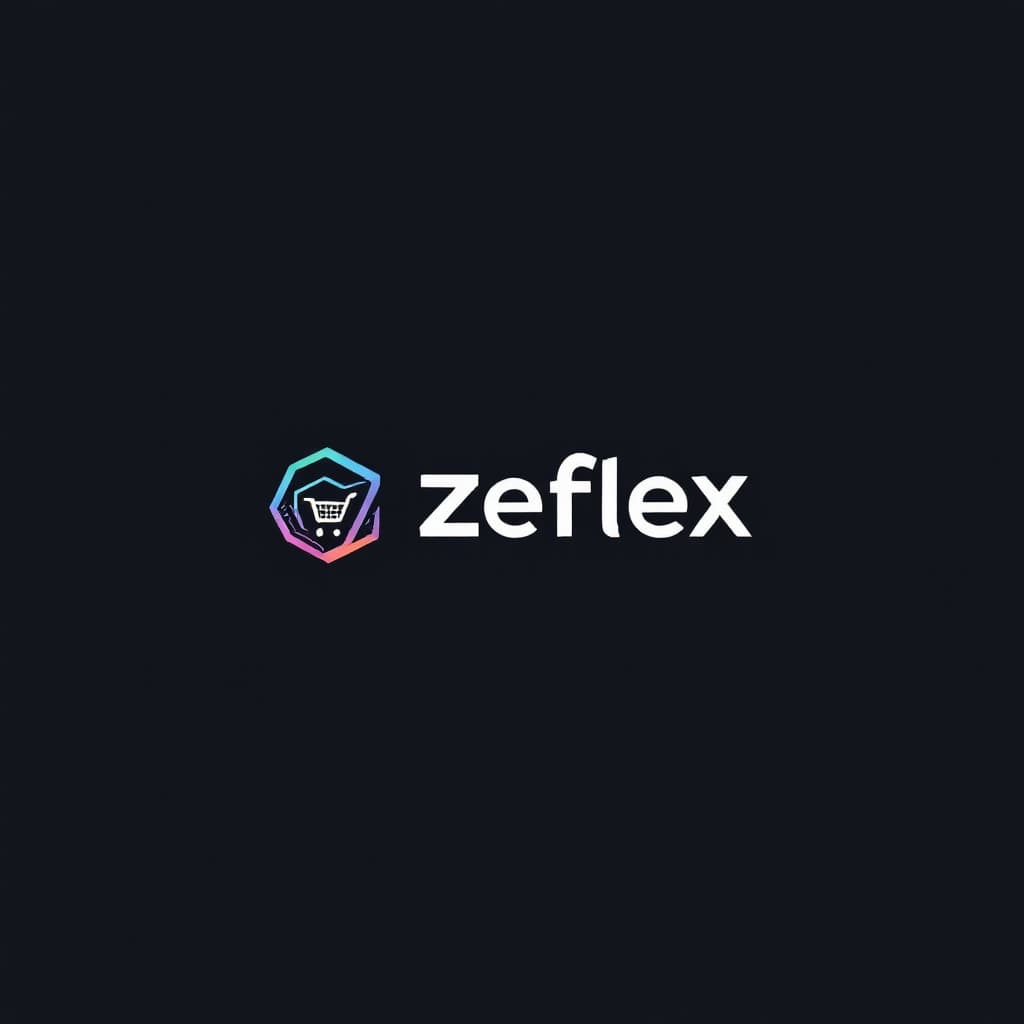 AI generated: *"Create a modern, bold, and professional logo for the brand "Zeflex", which represents an innovativ...