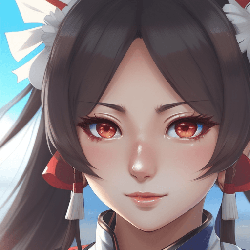 AI generated: Taihou from Azur lane. Close up.