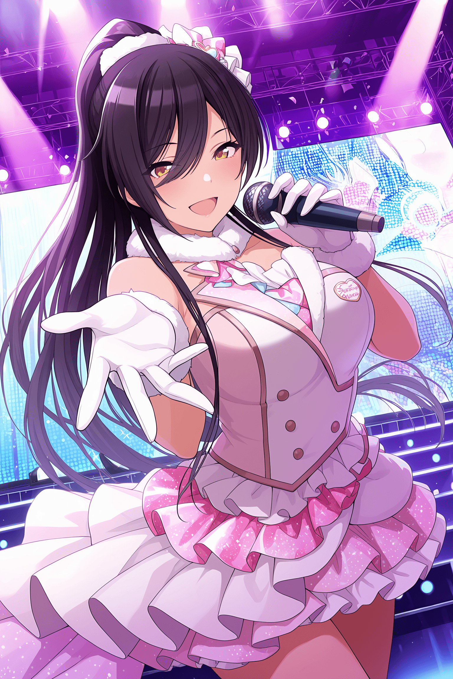 Sakuya Shirase (and 82 other girls)+game art style for The iDOLM@STER Shiny Color - 2 versions - Commission!